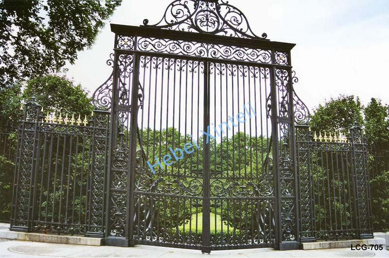 Wrought iron garden gate