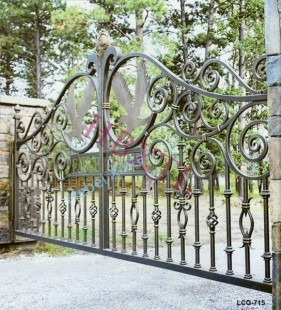 Wrought iron garden gate2, Wrought iron garden gate2