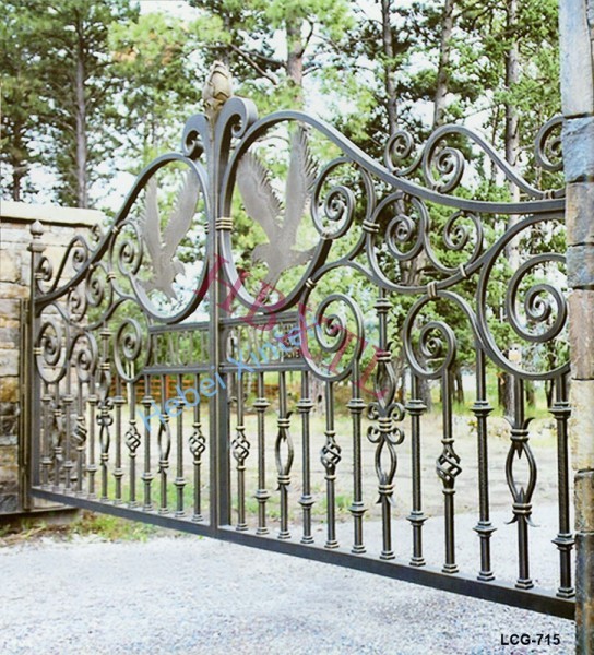 Wrought iron garden gate2