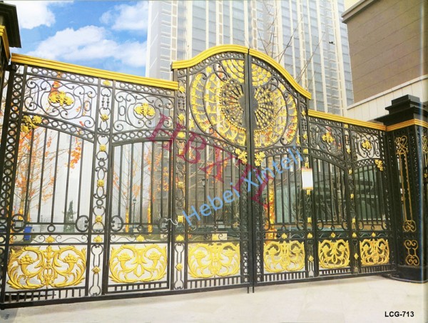 Wrought iron garden gate1